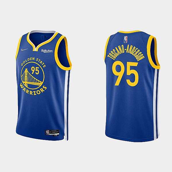 Mens Golden State Warriors #95 Juan Toscano-Anderson 2022 Royal Stitched Basketball Jersey Dzhi,We sell and wholesale Mens Golden State Warriors #95 Juan Toscano-Anderson 2022 Royal Stitched Basketball Jersey Dzhi on line form chian!